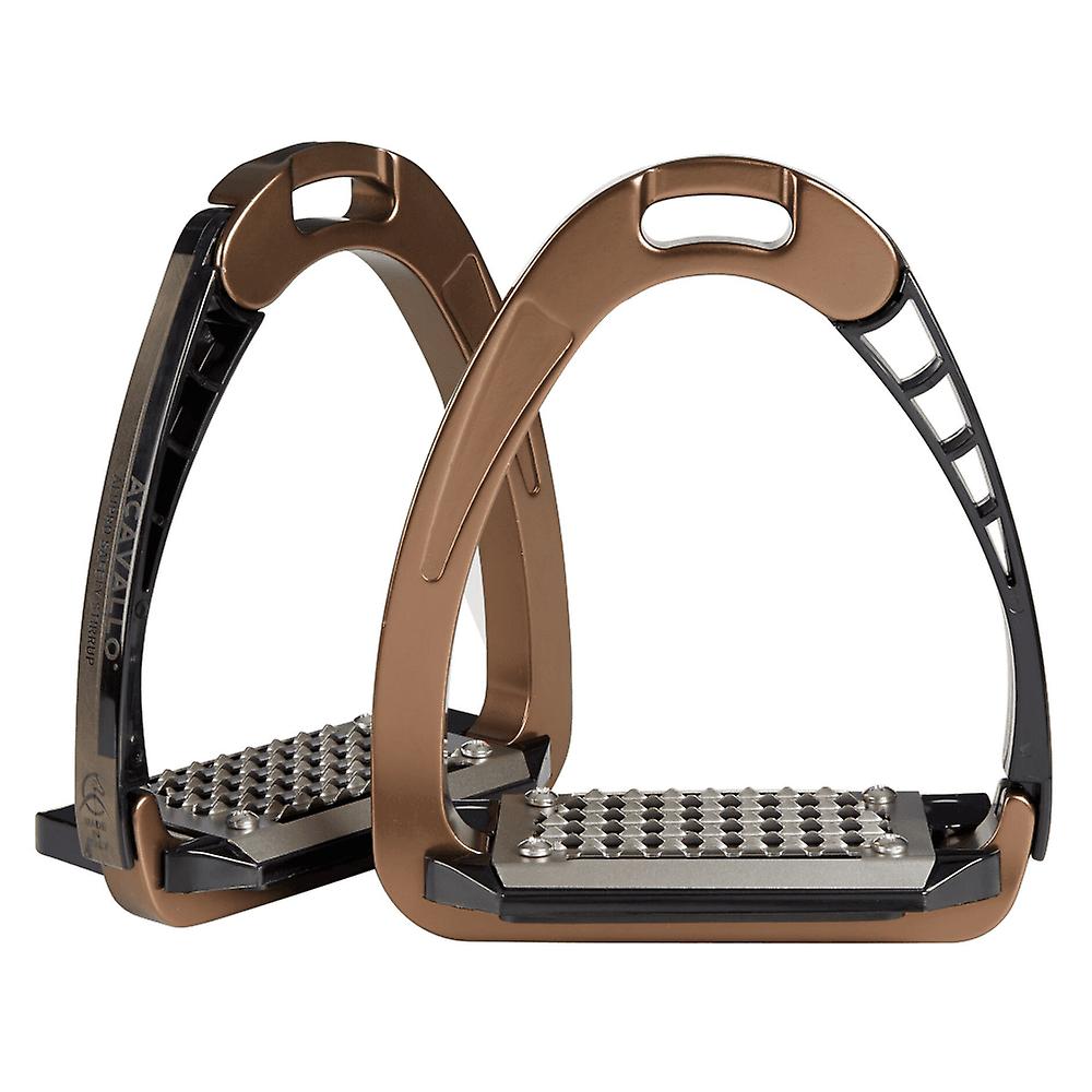 Acavallo Arena Alupro Stirrups - Brown