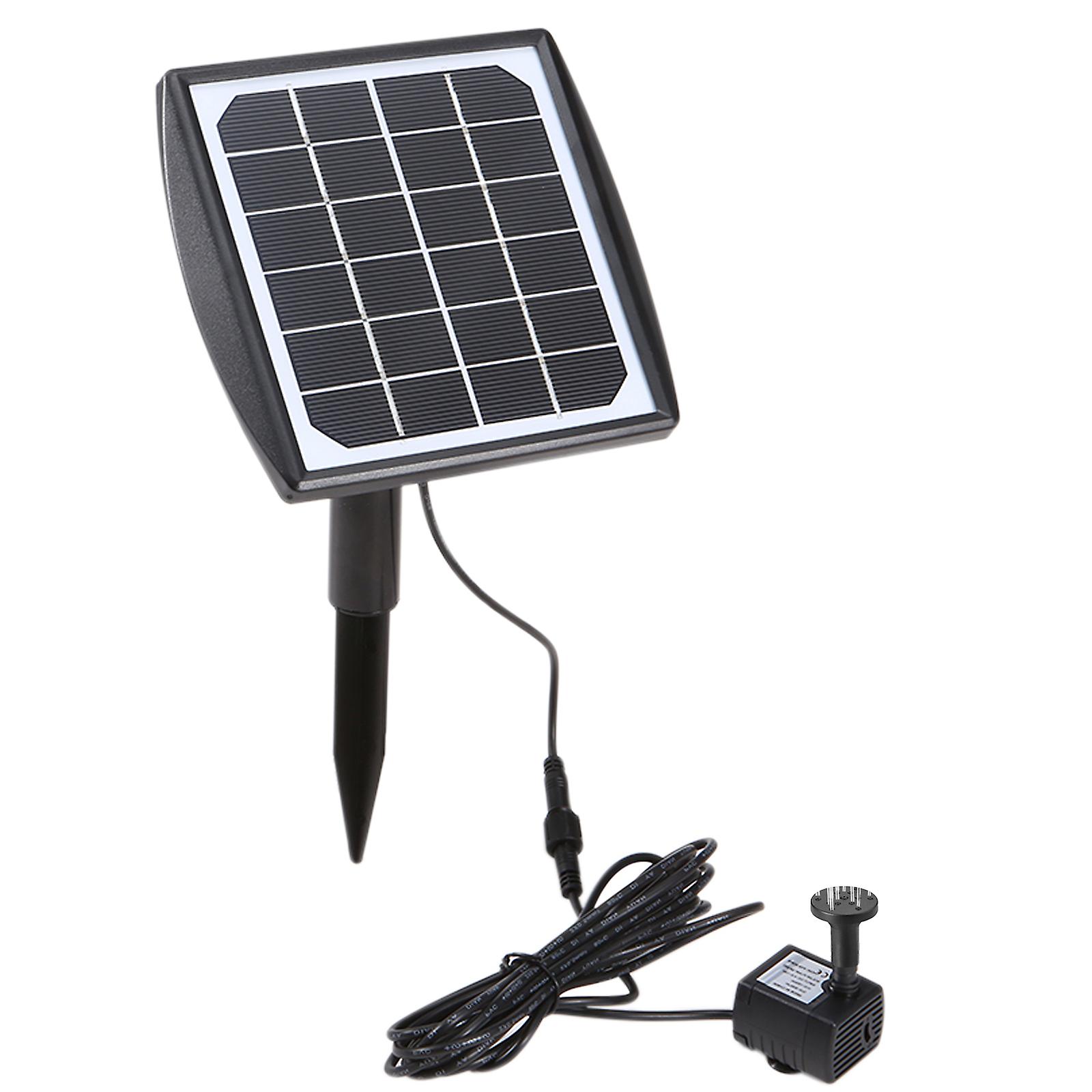 Solar Powered Fountain Pump Water Pump With Adjustable Solar Panel
