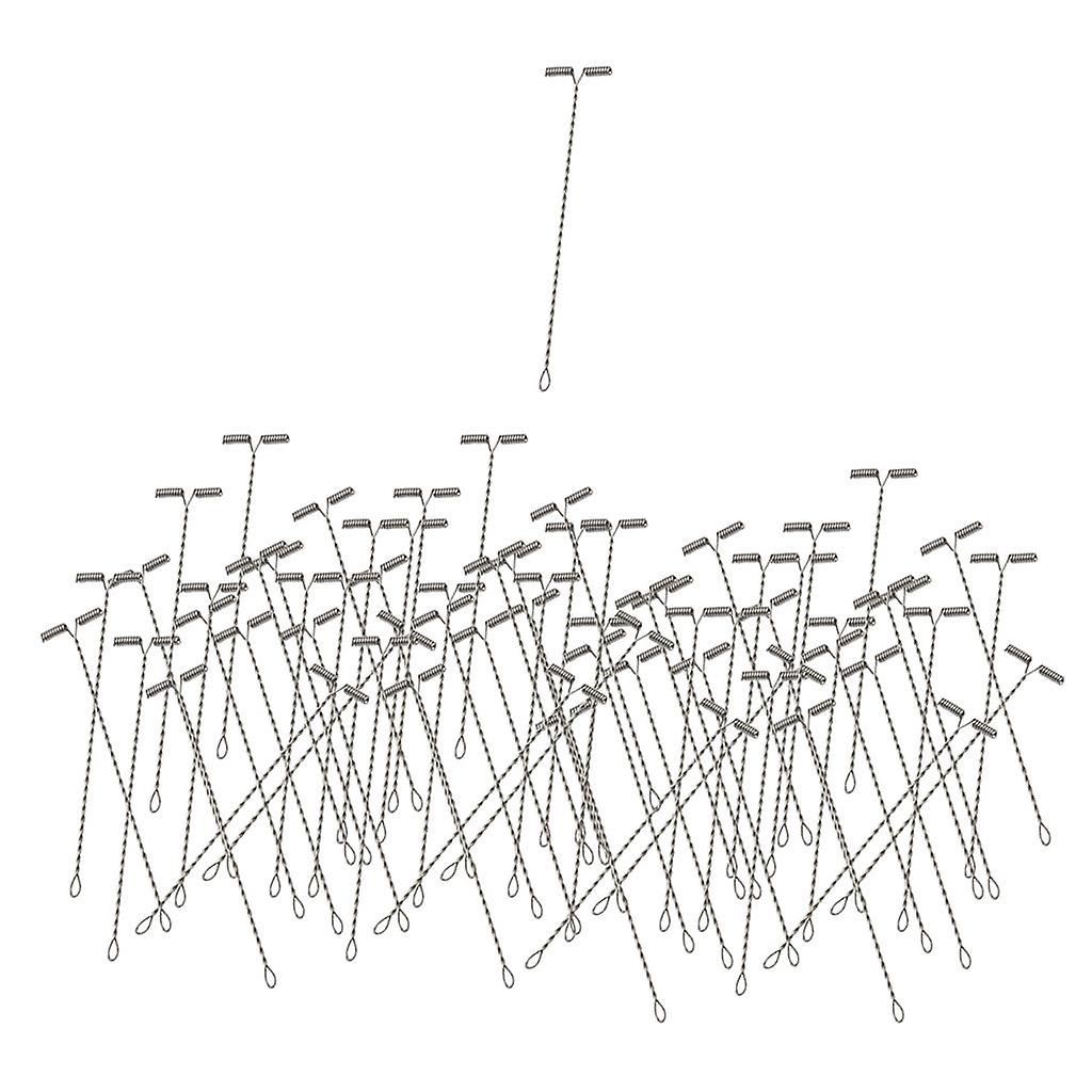 Balıkçılık Denge Rig Kanca Kolları Bağlayıcı T-şekli Bükülmüş Dize Kancalar 8cm
