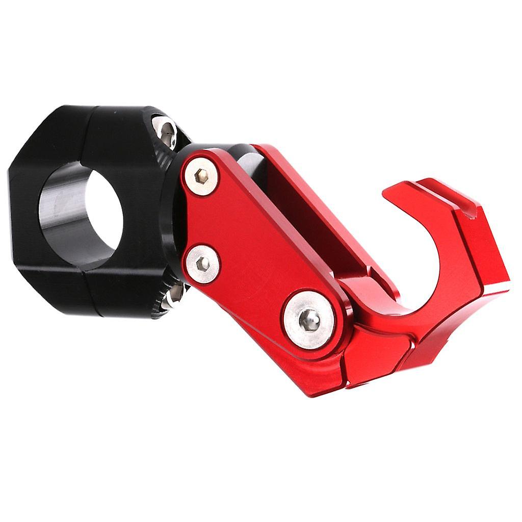 CNC سبائك قابلة للطي شماعات هوك مشبك للدراجات النارية المقود 22 مم أسود