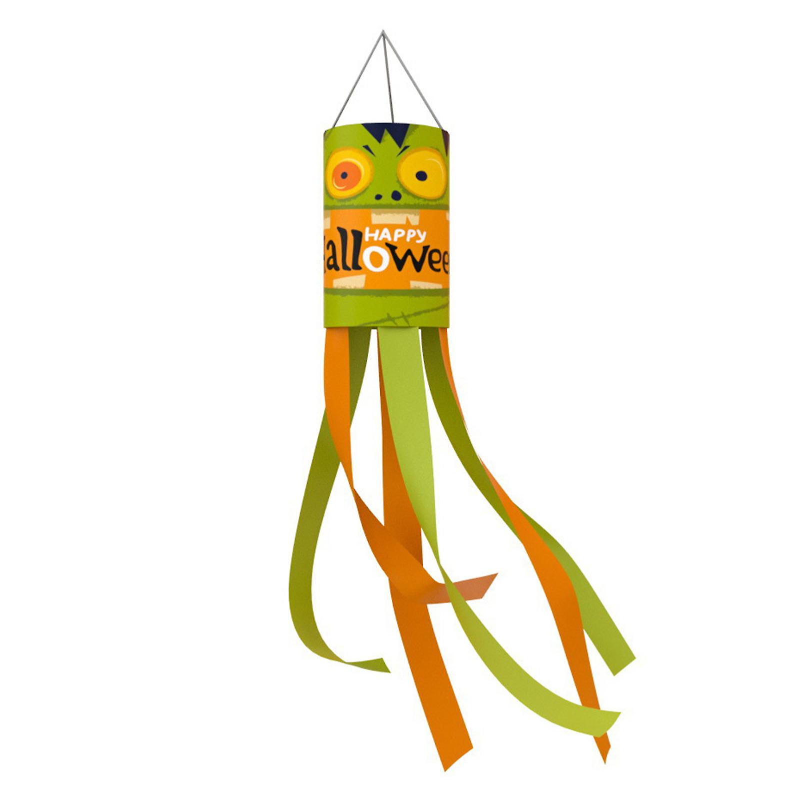 Halloween Ghost Windsock Hanging Decoration Creative Spooky Funny Halloween Hanging Props For Haunted House Decoration