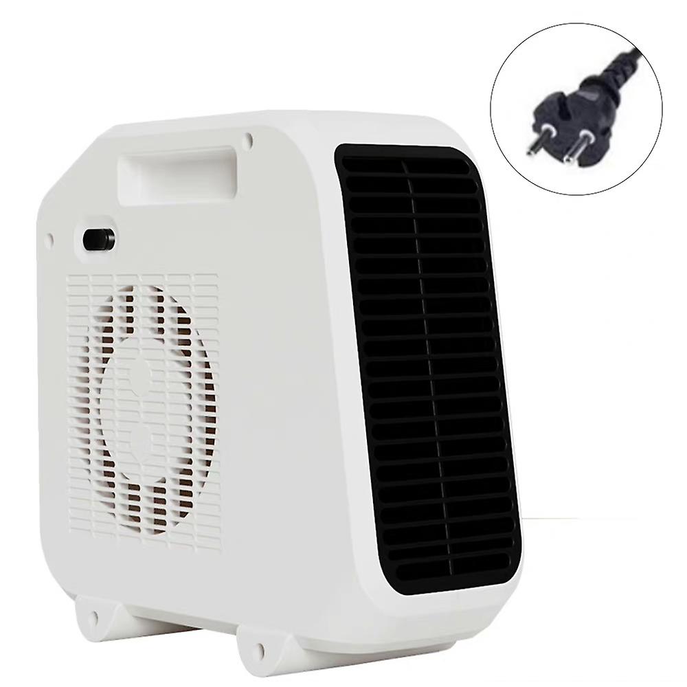 Electric Fan Heater Plug In Ceramic Ptc Heating 2 Heat Setting 1200 1800w For Home Office Indoor