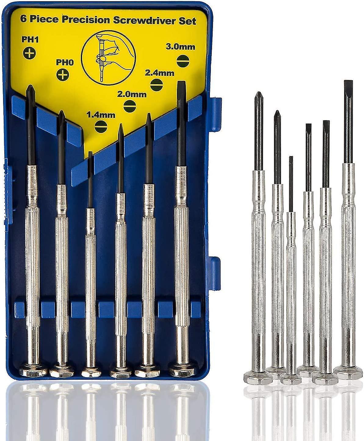 6pcs Mini Screwdriver Set Glasses Repair Screwdriver Precision Repair