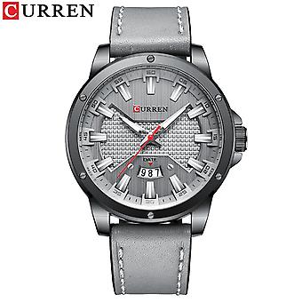 Curren Watch Man Leather Quartz Wristwatches Top Brand Luxury   Watches Luminous Hands  Es  
