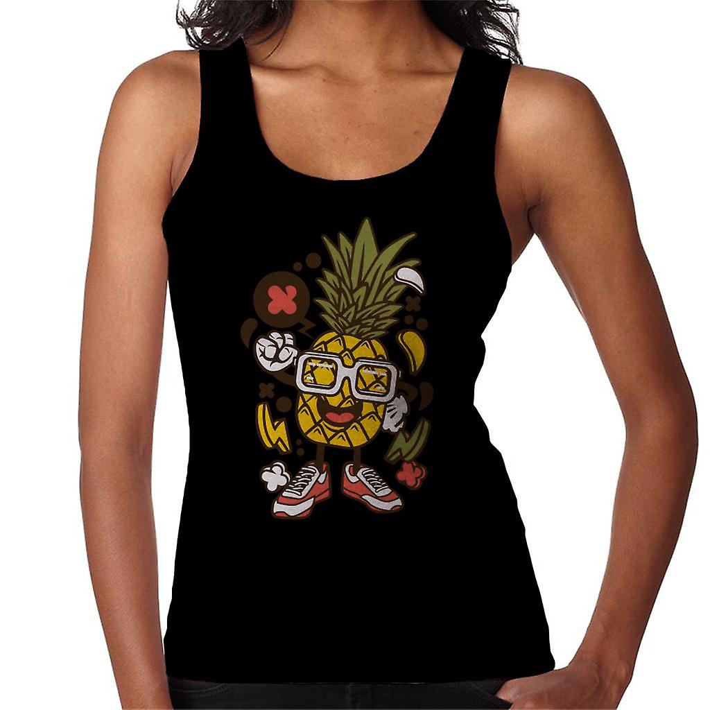 Ananas-Mann mit Brille Damen Weste