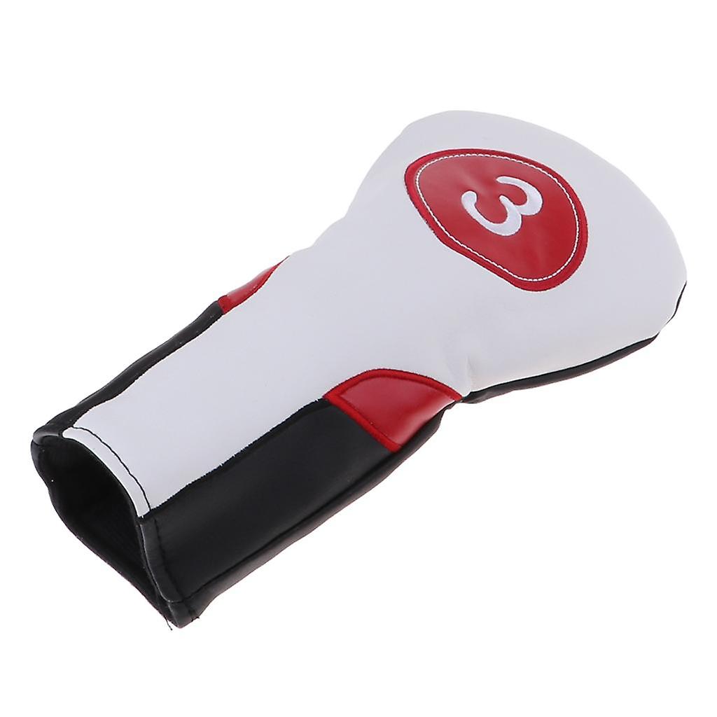 מועדון גולף ספורט כיסוי ראש 460 סמ"ק נהג כיסוי ראש עץ מס' 1 3 5 לבן 3