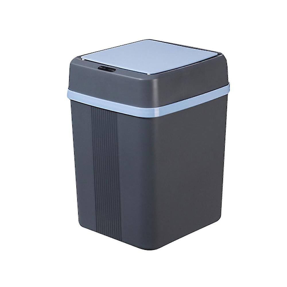 12l Dose Mülleimer für Büro Küche Badezimmer WC Mülleimer Automatische Induktion Abfallbehälter Wit