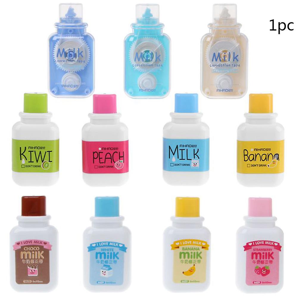 Cute White Correction Tapes Quick Dry Portable Correction Tape Randomly Types