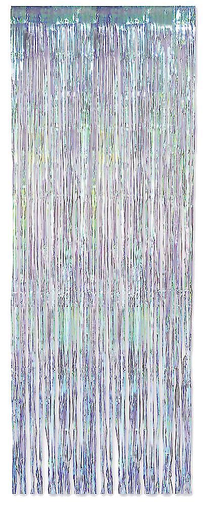 Iridescent Fringe Curtain