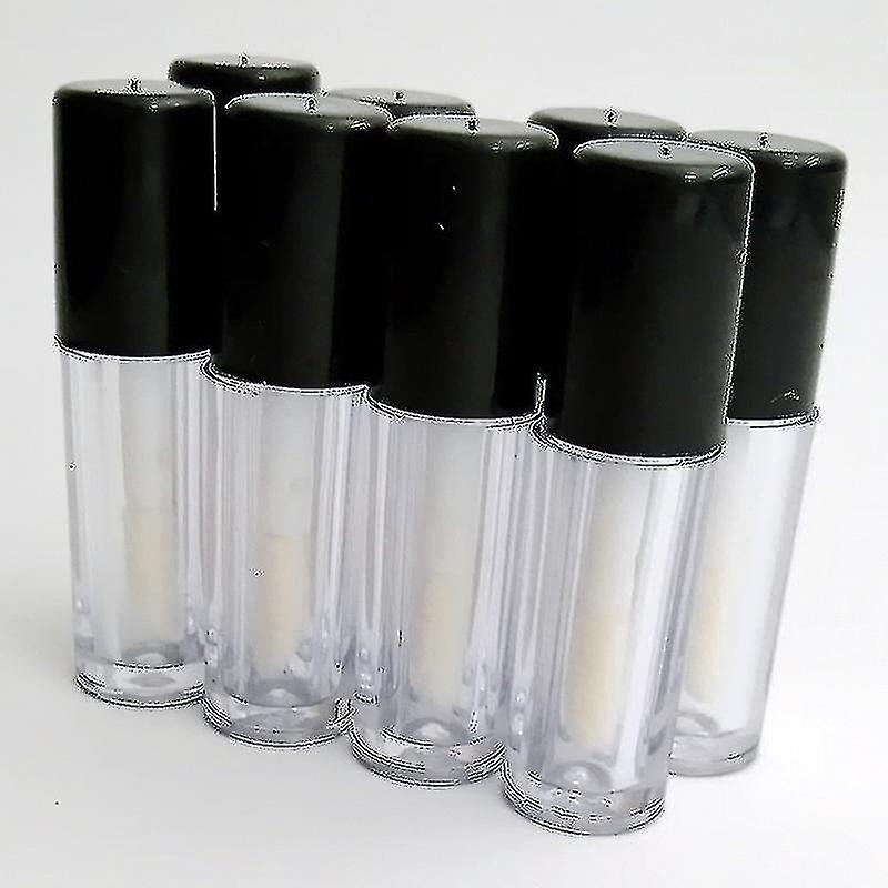 2/10PCS/Lot 3/10ml Empty Mascara Tube Eyelash Cream Vial Liquid Bottle Sample Cosmetic Container with Leakproof Inner Black Cap