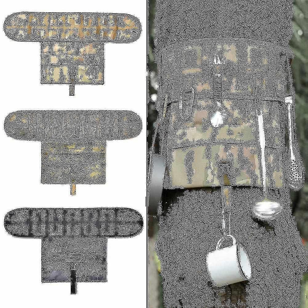 Sac de poche suspendu Outils de camping en plein air Sacs de rangement Portable Randonnée Pique-nique Porte-ustensiles de cuisine Style A