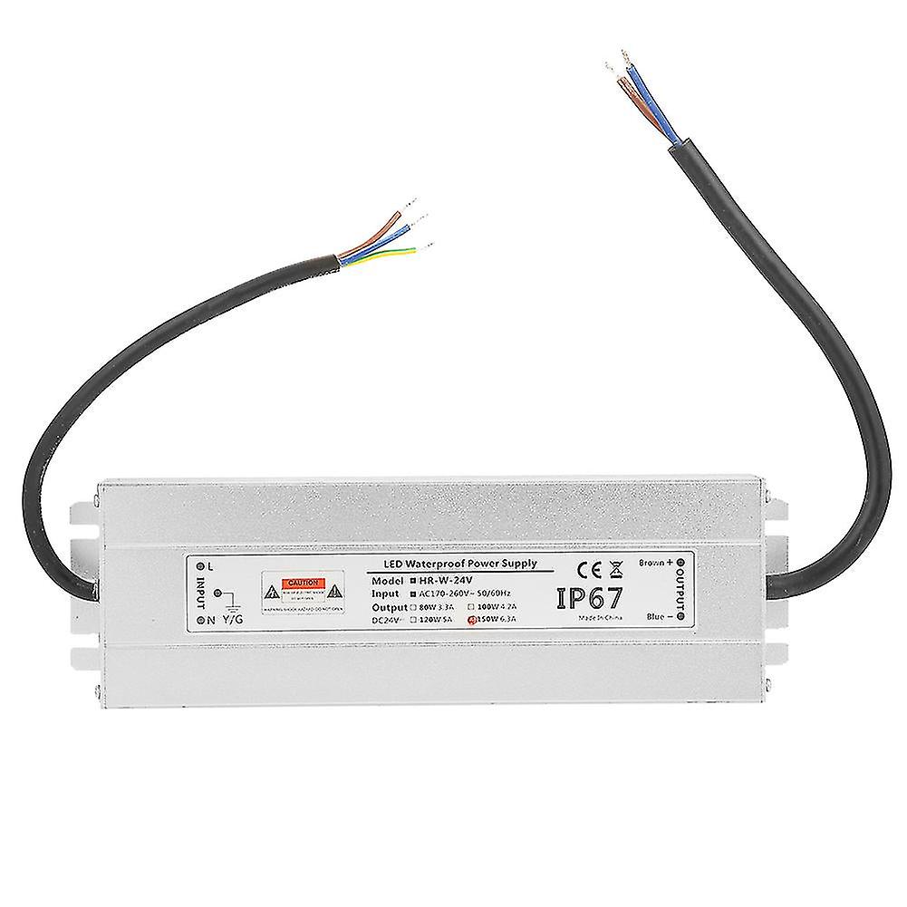 24V 150w 6.25a Led Light Strip Power Supply Ip67 Waterproof Led Driver Transformer