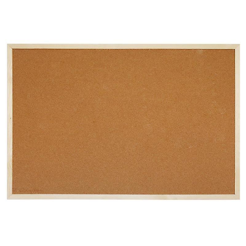 1 Set Cork Bulletin Board Durable Multipurpose Wood Frame Cork Board for Notes Messages Pictures Mem
