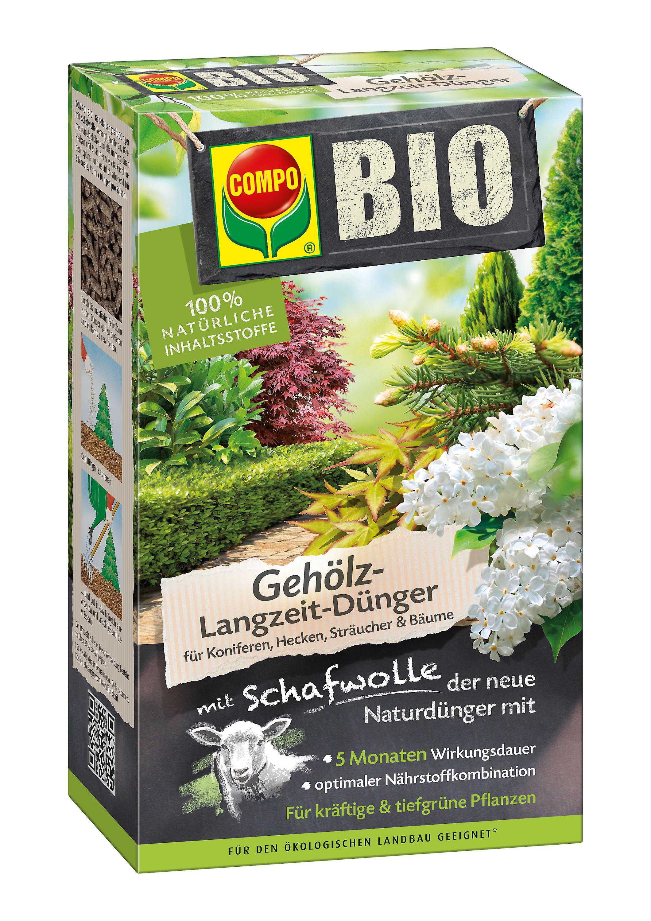 COMPO ORGANIC Wood Long-term fertilizer with sheep wool, 750 g