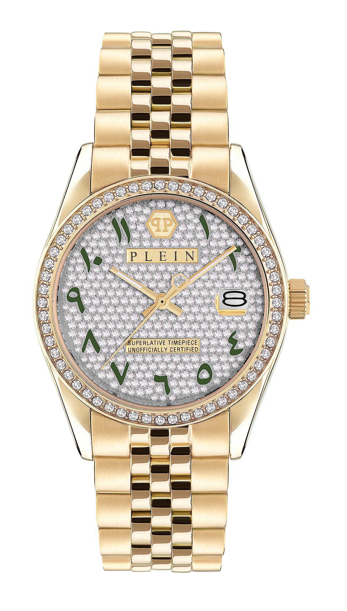 Philipp Plein Ladies Watch Analog Quartz DATE SUPERLATIVES PW2BA0223 Stainless Steel