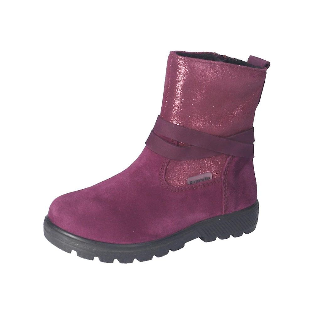 Kids Ricosta Robyn Tex Zipped Boot In Merlot