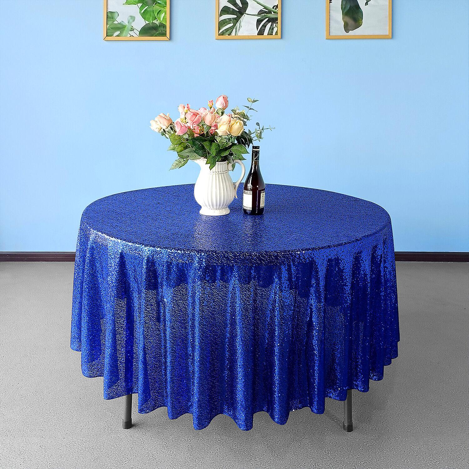 Round Sequin Table Cover Cloth Decorations