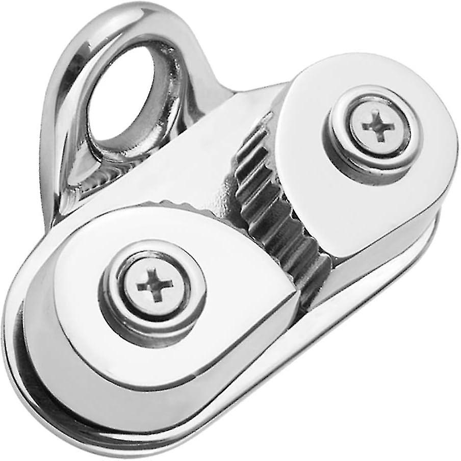 Boat Rope Cam Cleat Stainless Steel Mooring Cleats Boat Accessories Marine Kayak - Silver