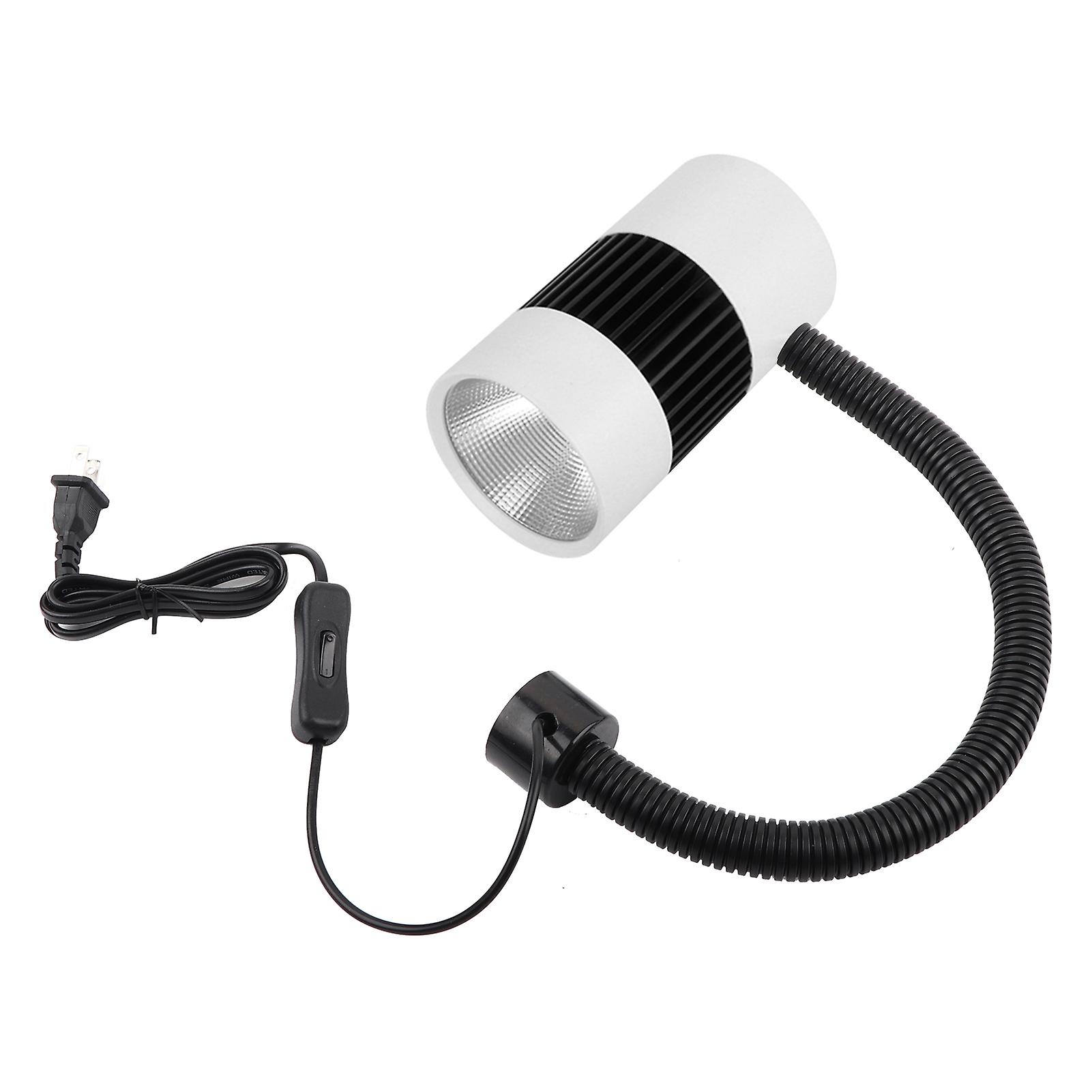 Lampe LED à col de cygne 18 W à base magnétique pour tour, machine-outil, lampe de travail