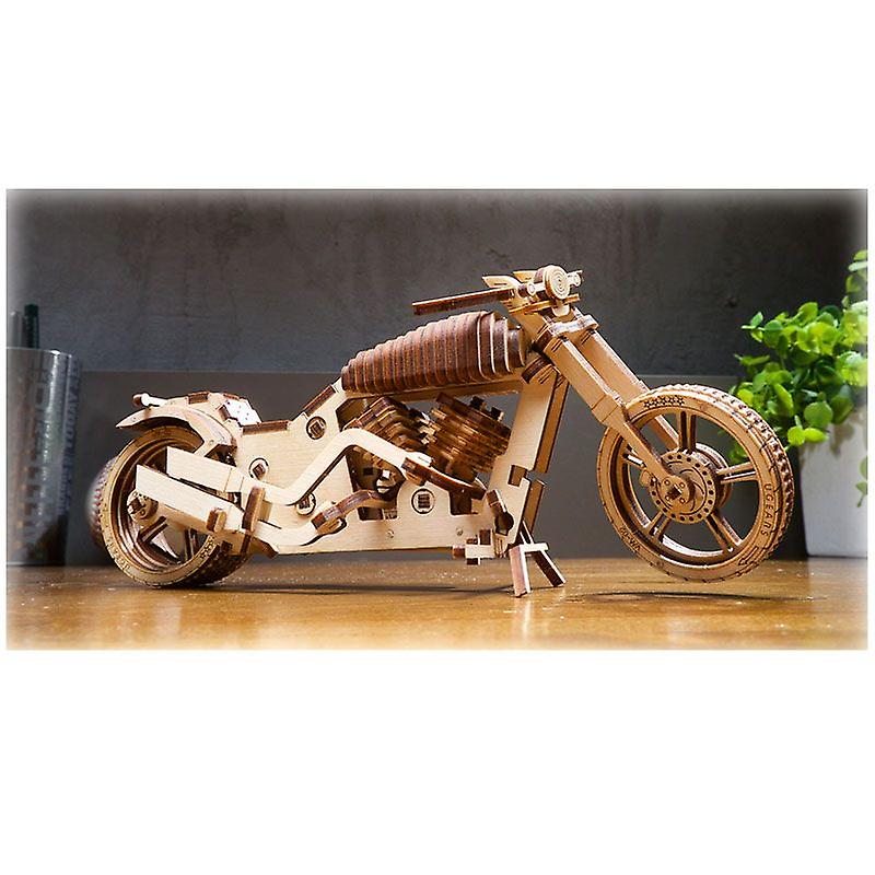 3D Wooden Model - Motorcycle