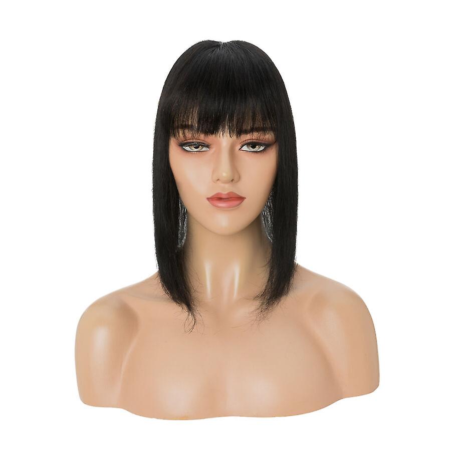 Hair Topper Human Hair Clip in Hair Toupee