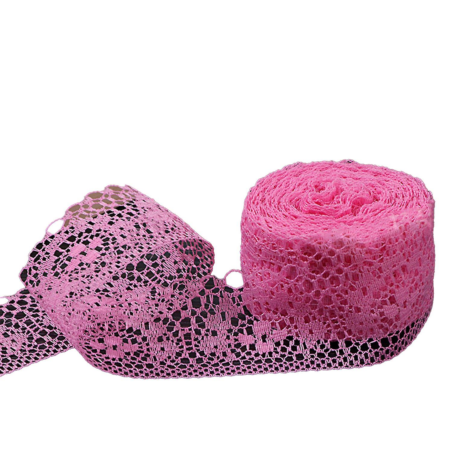 1 Roll 10M Ruffles Decor Exquisite DIY Polyester Visual Effect Hard to Fade Lace Decor for Home