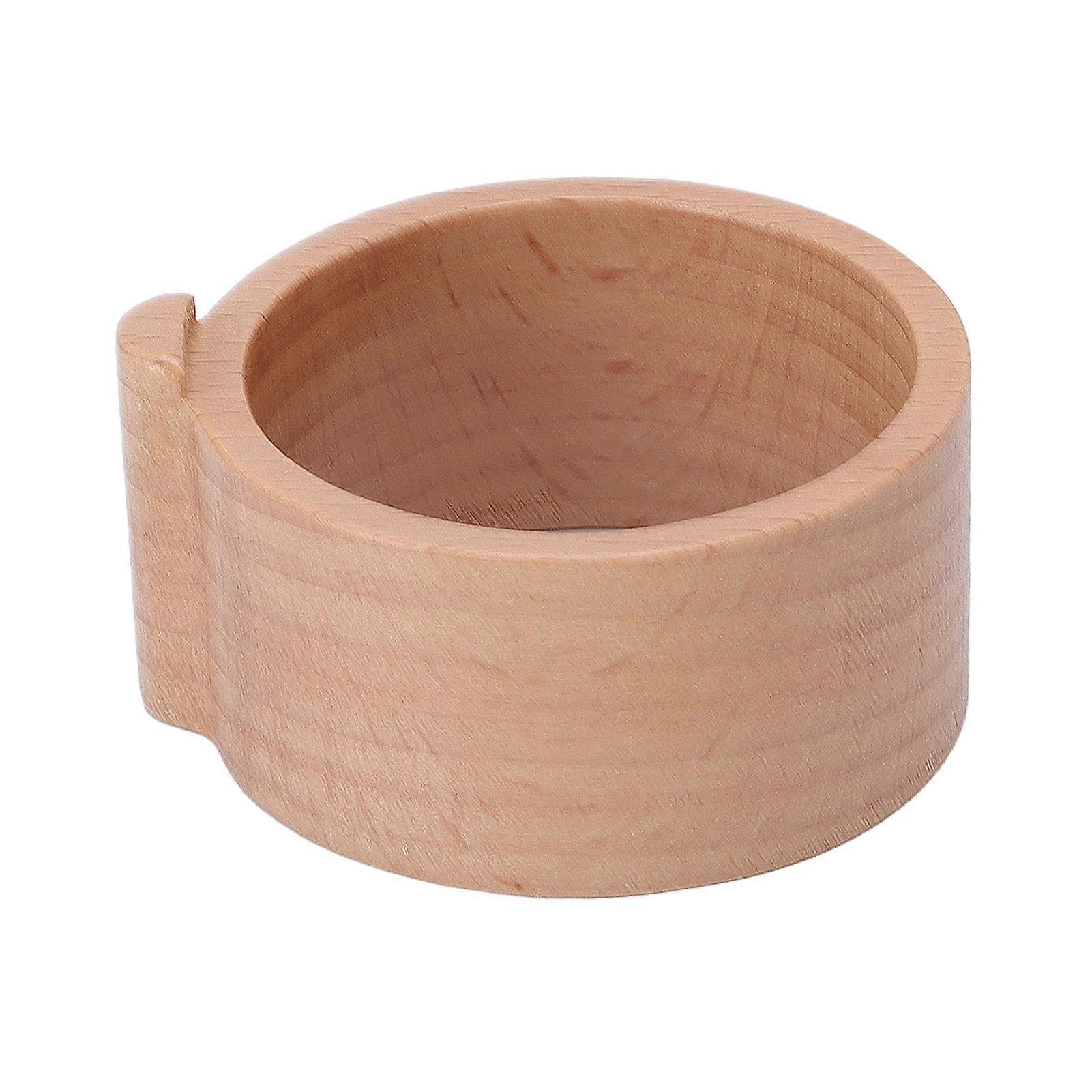 Beech Wood Coffee Capsule Refill Holder with Aluminum Foil Seals Organizer for Vertuoline Coffee Capsule