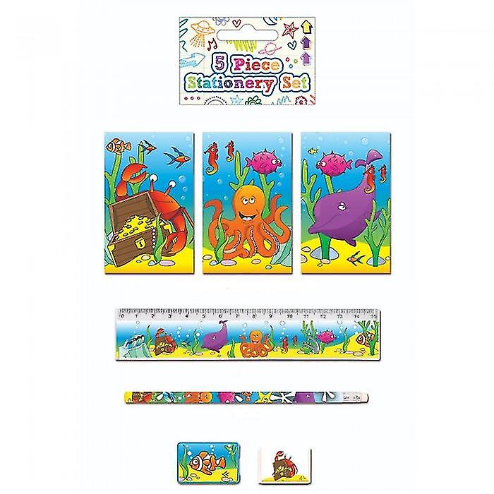 Henbrandt Sealife Stationery Set (Pack of 5)