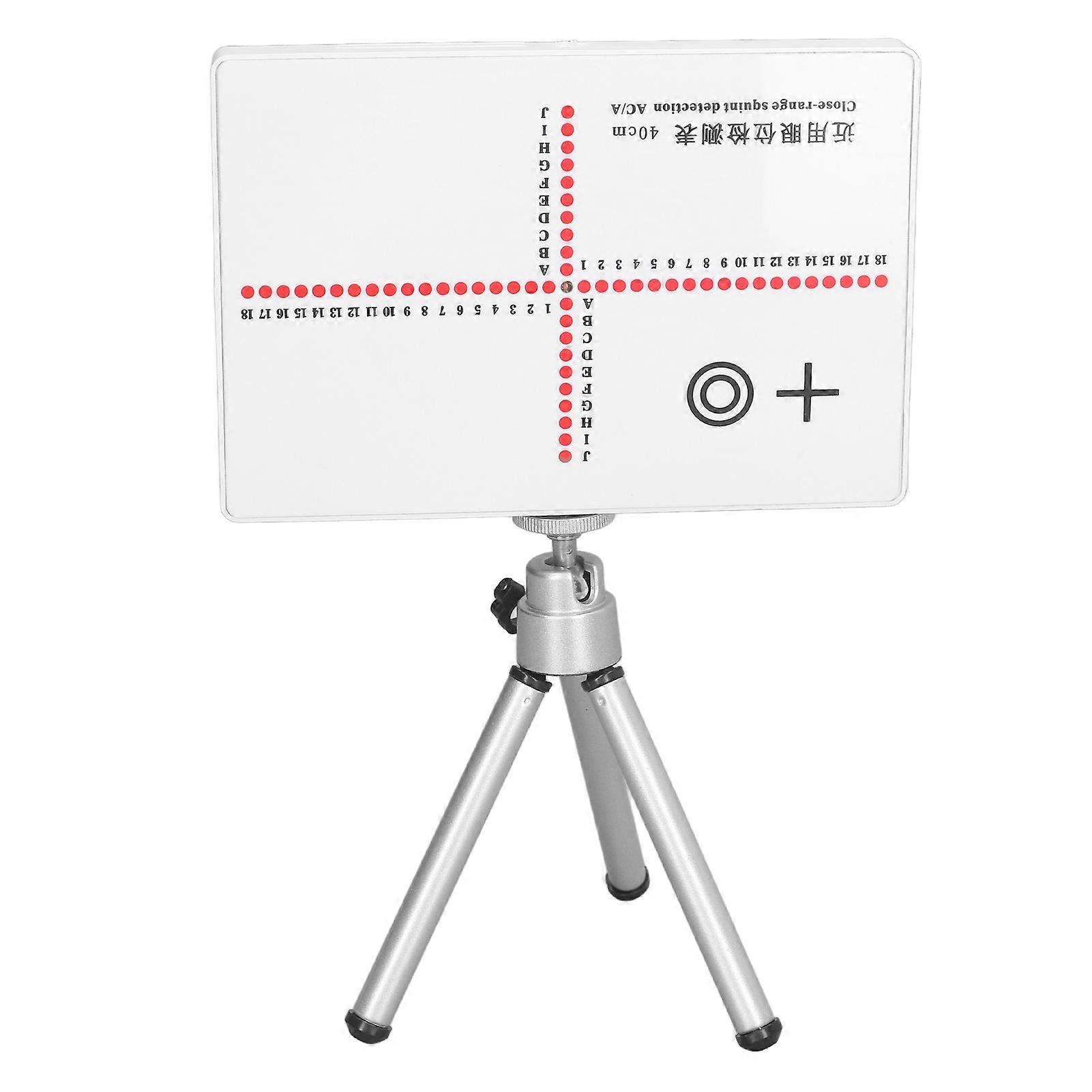 9PCS Eyeglasses Optometric Testing Tool Double Holder Accurate AC/A Phoria Strabismus Tester