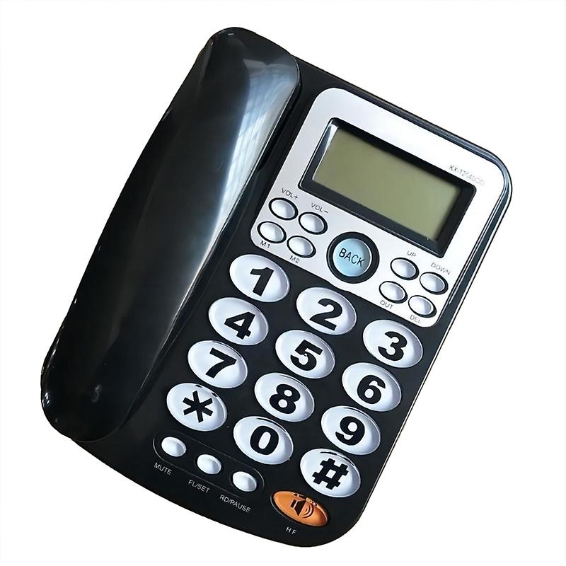 Desktop Landline for Seniors Large Buttons and Corded Phone LCD Caller Display