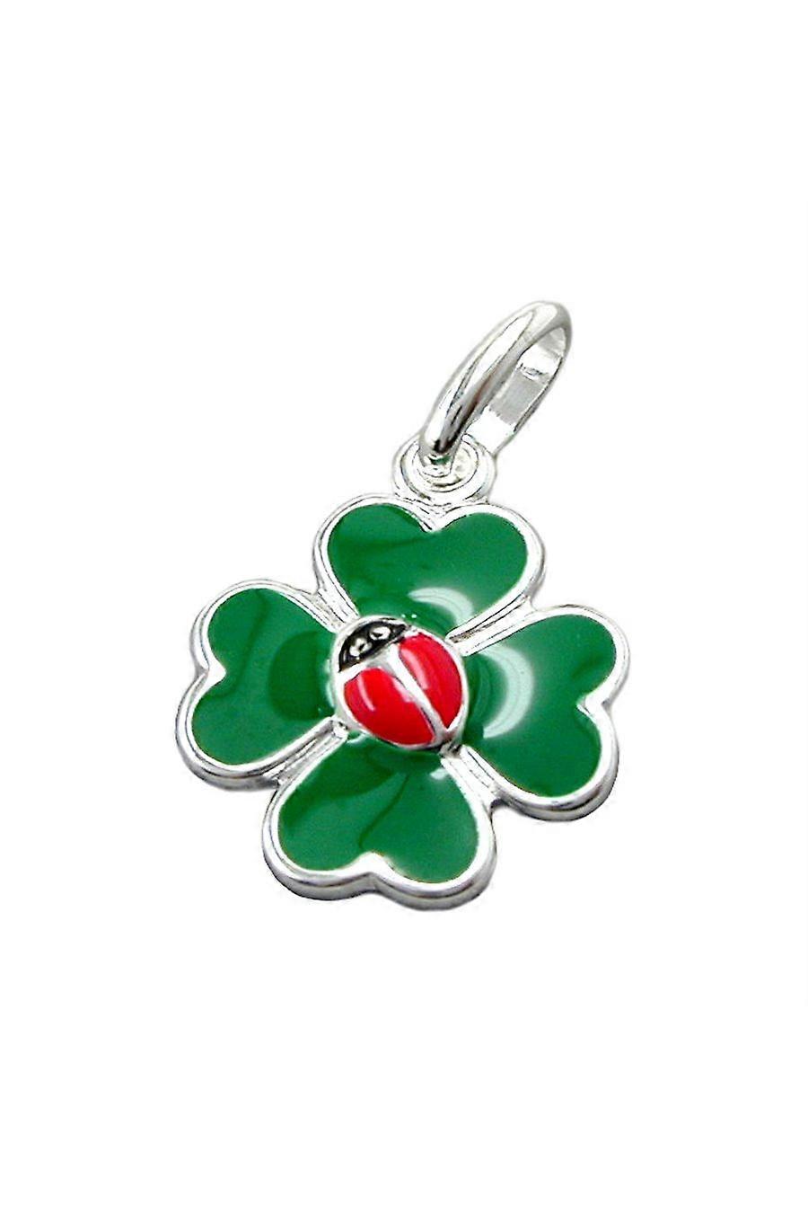 Pendant Clover Leaf Beetle Silver 925 - Gl90017