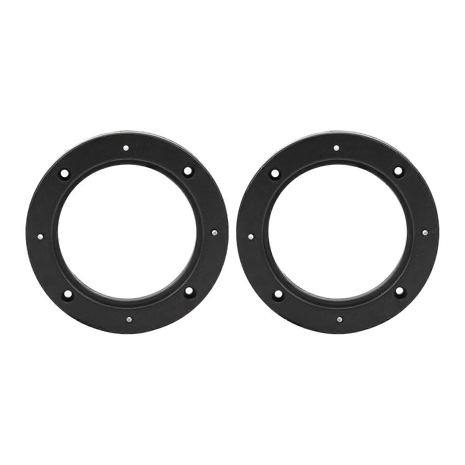 2pcs Universal Car Speaker Ring Pad for Audio Modification 4in Black