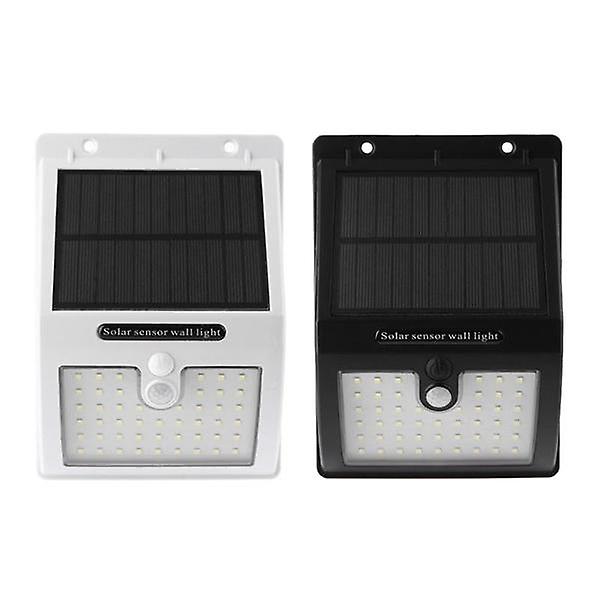 Solar Power 48 Led Motion Sensor Wall Light - Outdoor Waterproof Yard, Path, Garden Security Lamp