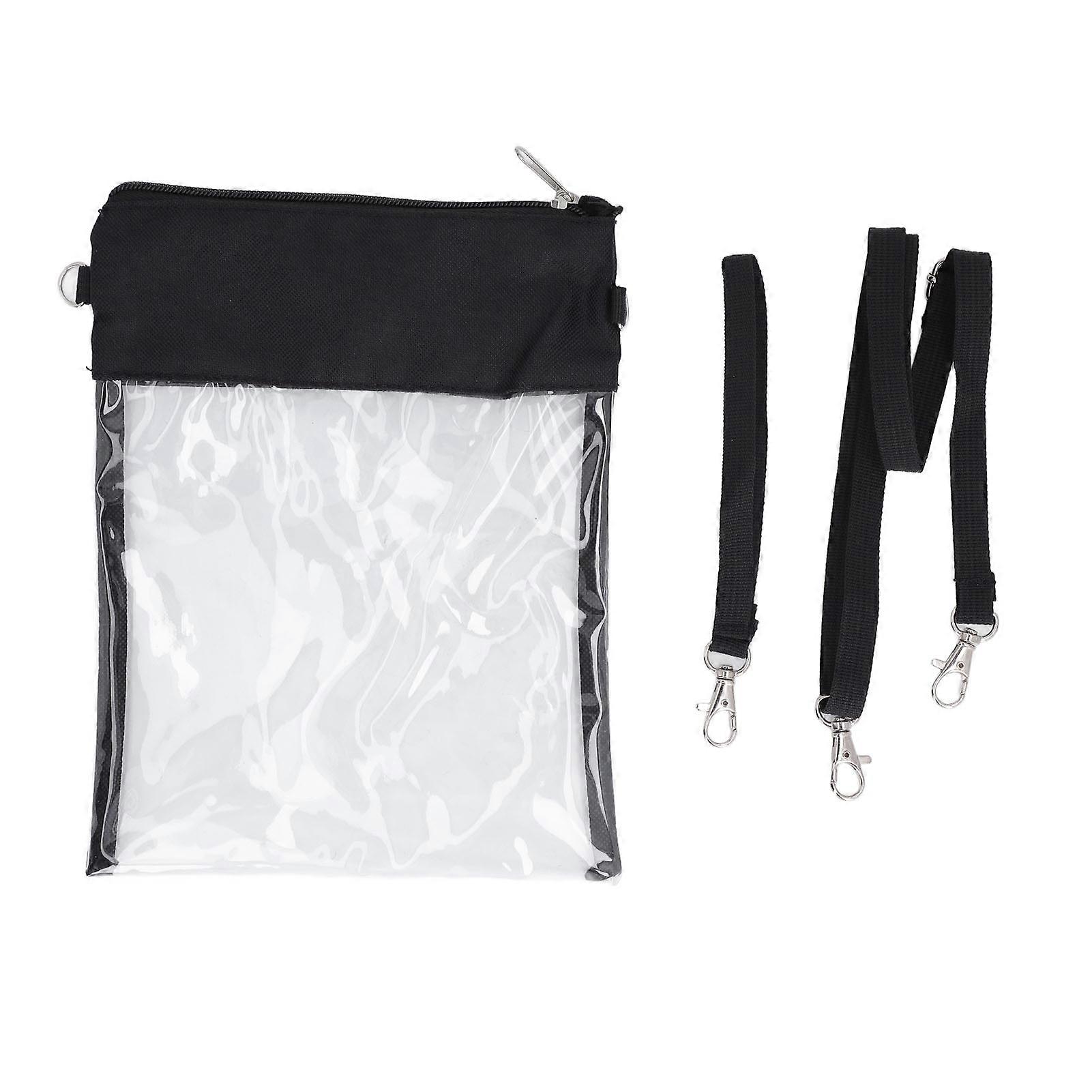 Messenger Bag, Clear, Vertical, Waterproof, Shoulder Straps