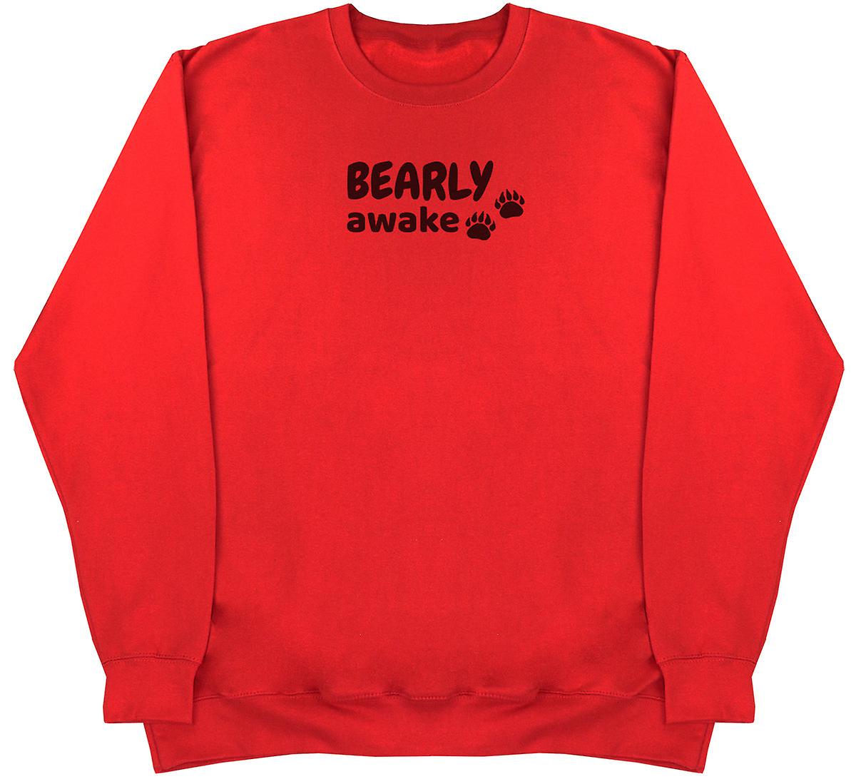 Bearly Awake - Kids Oversized Comfy Sweater