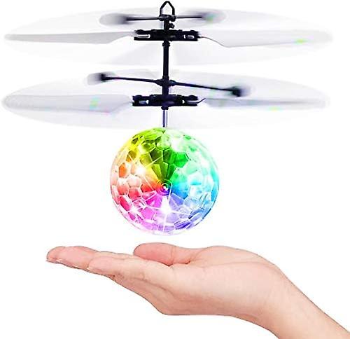 Flying Ball Toy, Remote Control Airplane with LED Lights RC Helic