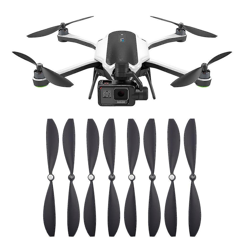 Gopro Karma Drone tilbehør dele - 4 par sorte holdbare propeller knive vinger