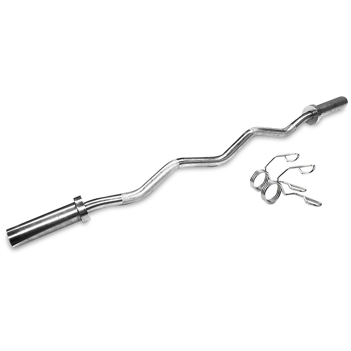 Cortex Olympic Curl Bar With Spring Collar Barbells & Attachments