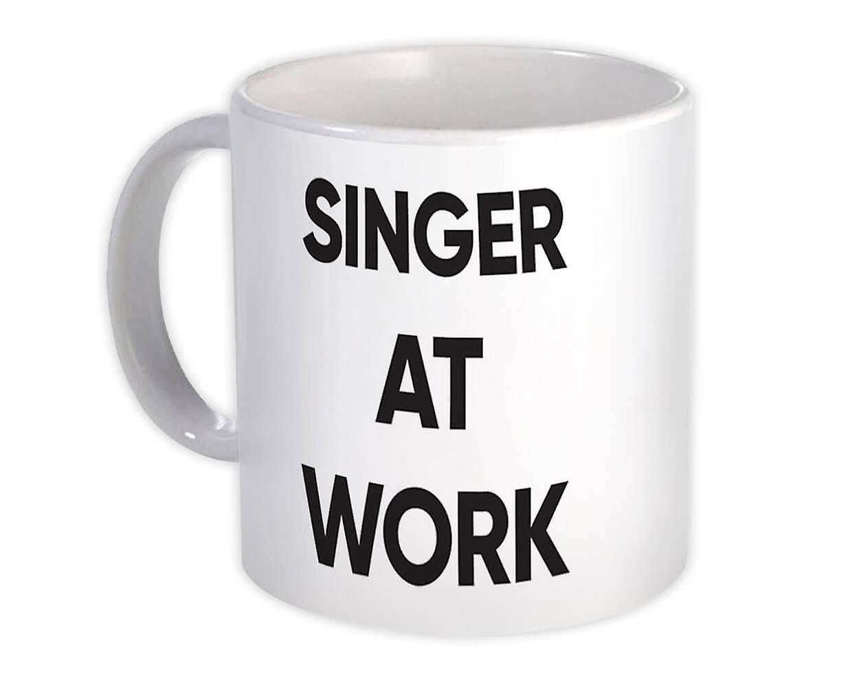 Gift Mug: SINGER At Work Job