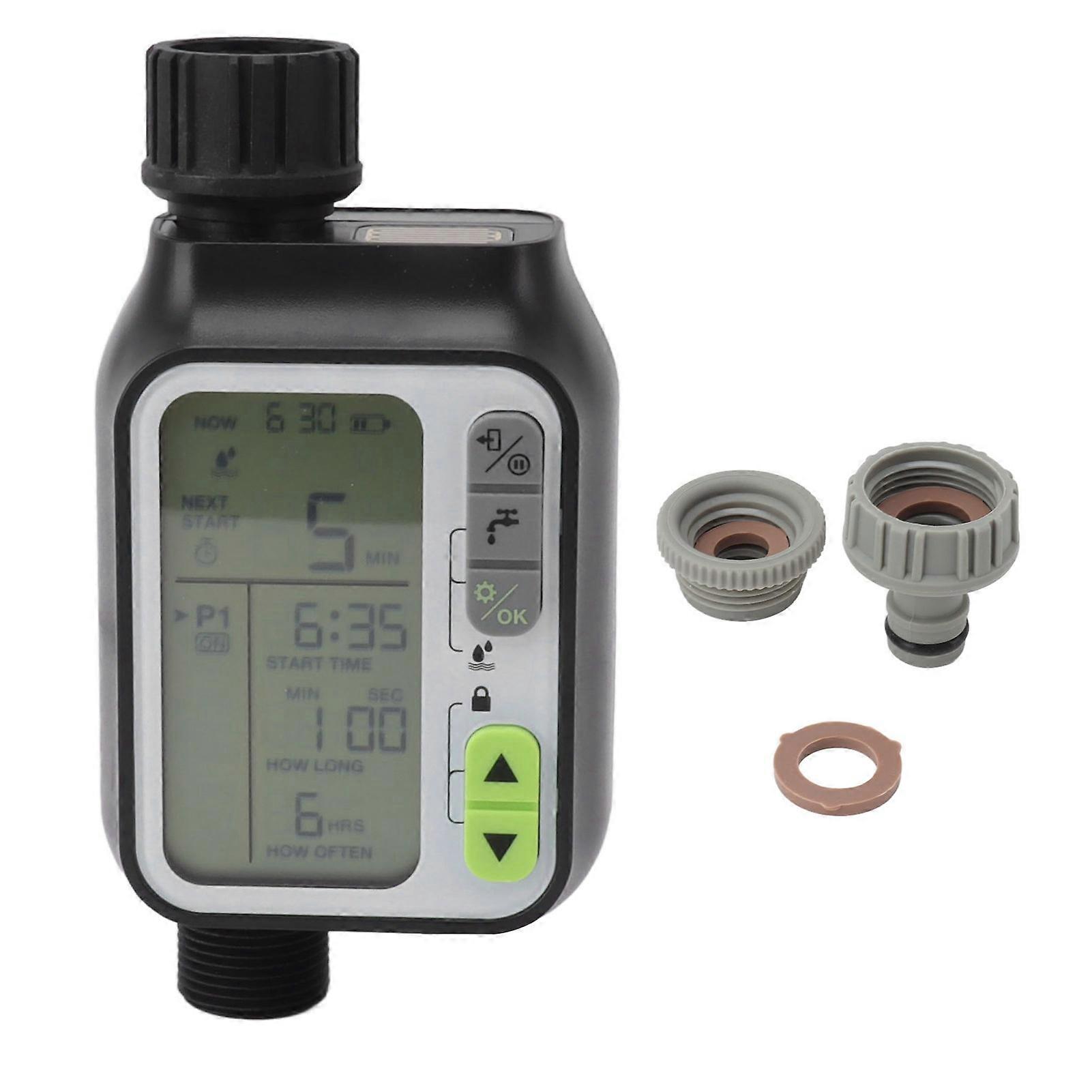 Timer per irrigazione, ritardo pioggia, irrigazione manuale, sistema di controllo automatico dell'irrigazione, timer per irrigazione programmabile per tubo flessibile