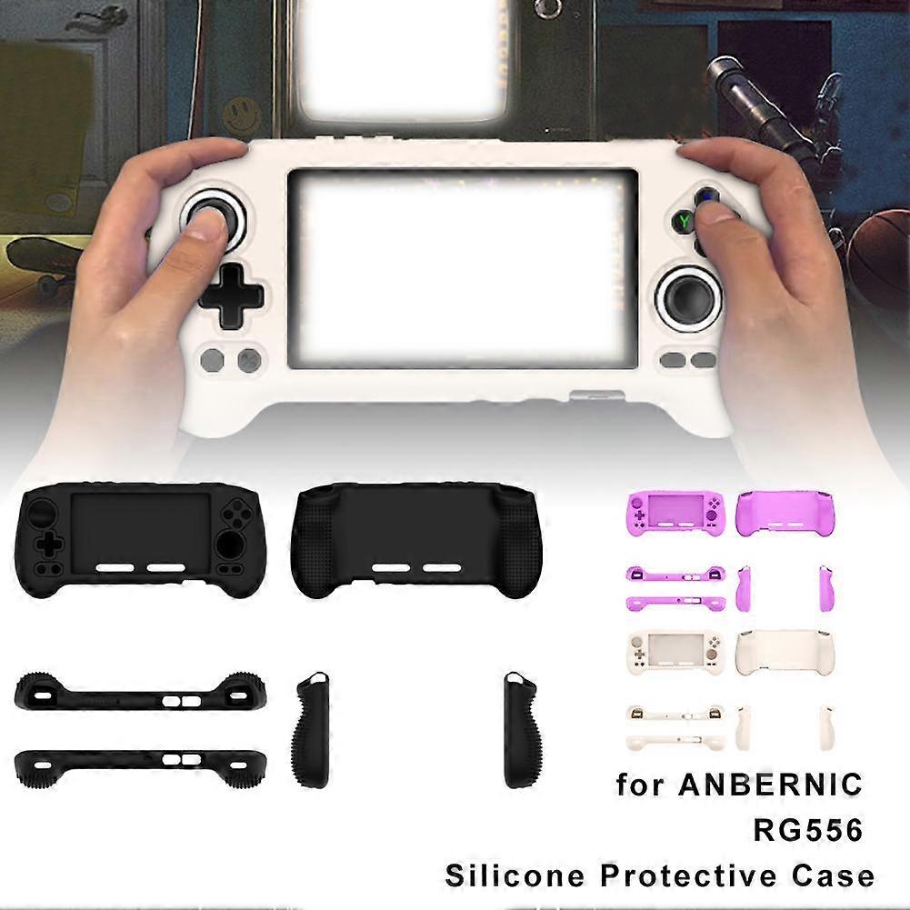 Silicone Protective Case for ANBERNIC RG556 Gaming Console Drop Slip Protection