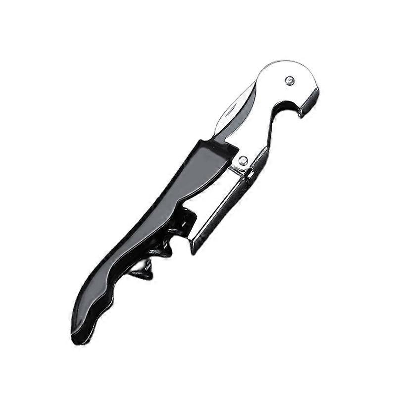 Corkscrew Wine Opener Double Hinged Design Easy Grip Bottle Opener Effortless Wine Screw Remover for Home Bar