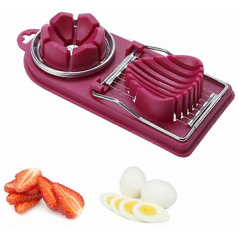 Egg cutter For cutting eggs and fruitsred