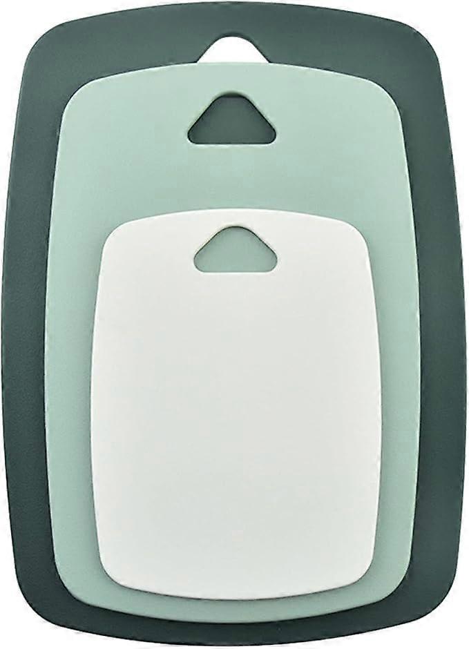 Kitchen plastic cutting board 3-piece cutting board set