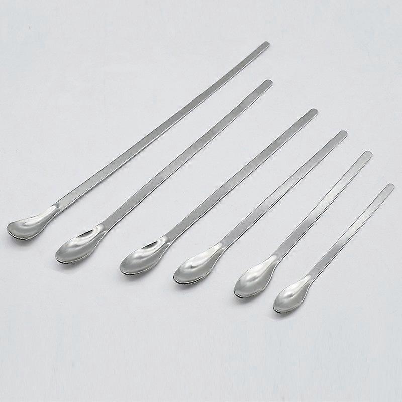 10pcs Measuring Spoons Laboratory Sampling Spoon Experiment Spoons for Cosmetics Powders
