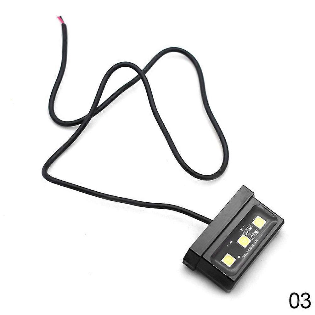 3 הוביל לוחית רישוי אופנוע אור מנורה דקורטיבית אוניברסלי עבור הונדה קוואסאקי ימאהה סוזוקי קוף קטן עמיד למים