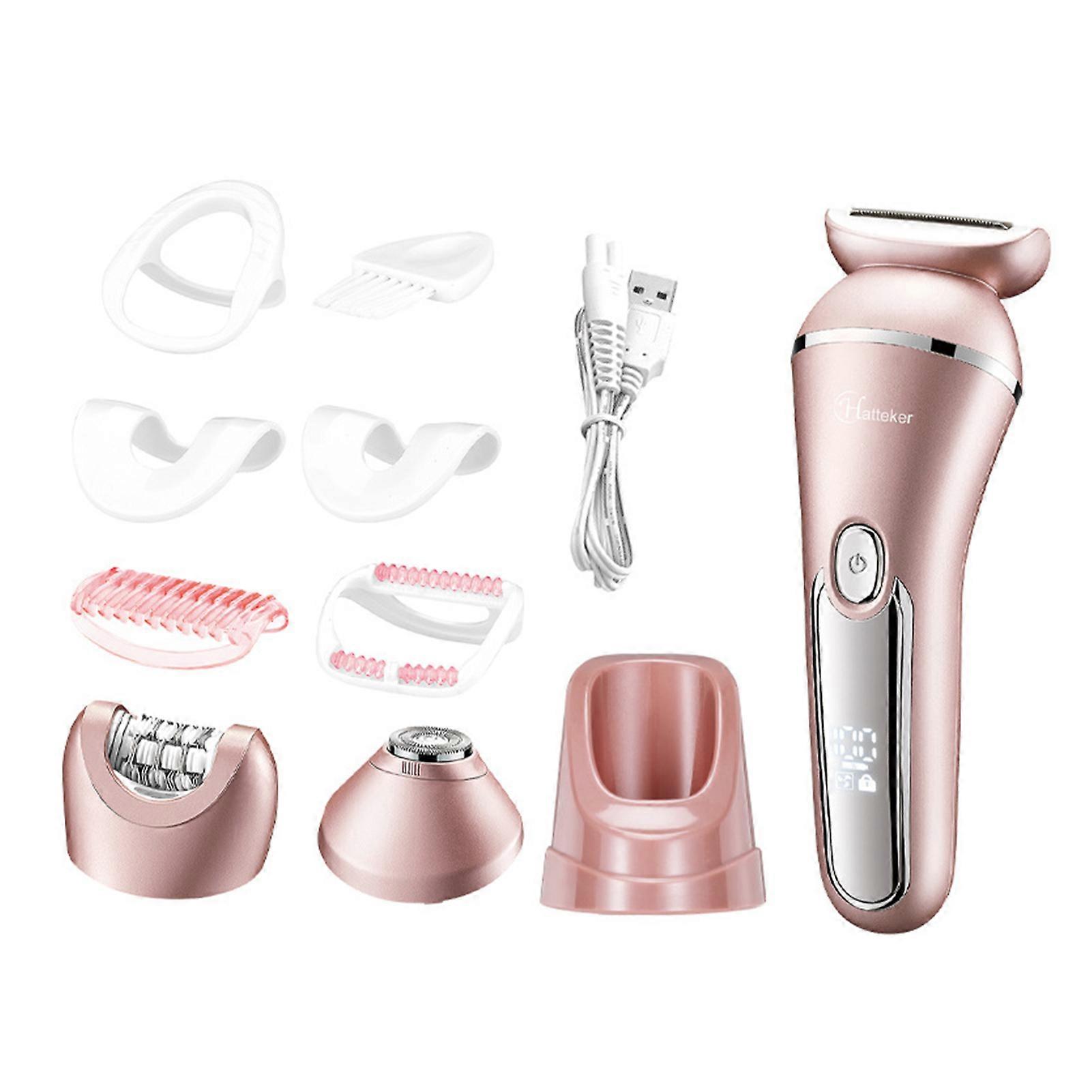 3 in 1 Rechargeable Womans Electric Shaver Multifunctional Waterproof Electric Razors for Travel Home Use