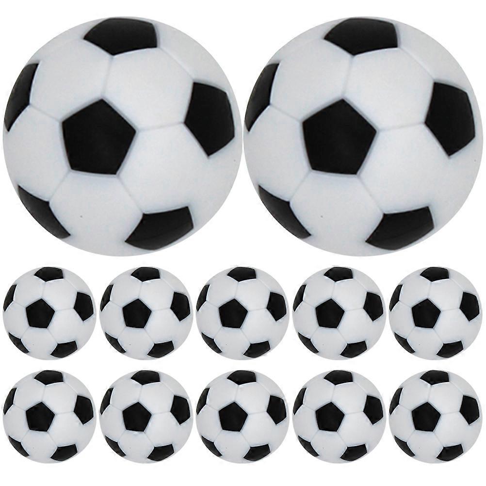 12pcs Table Soccer Foosballs Replacements Foosball Balls Table Soccer Balls Mini Foosball Accessory