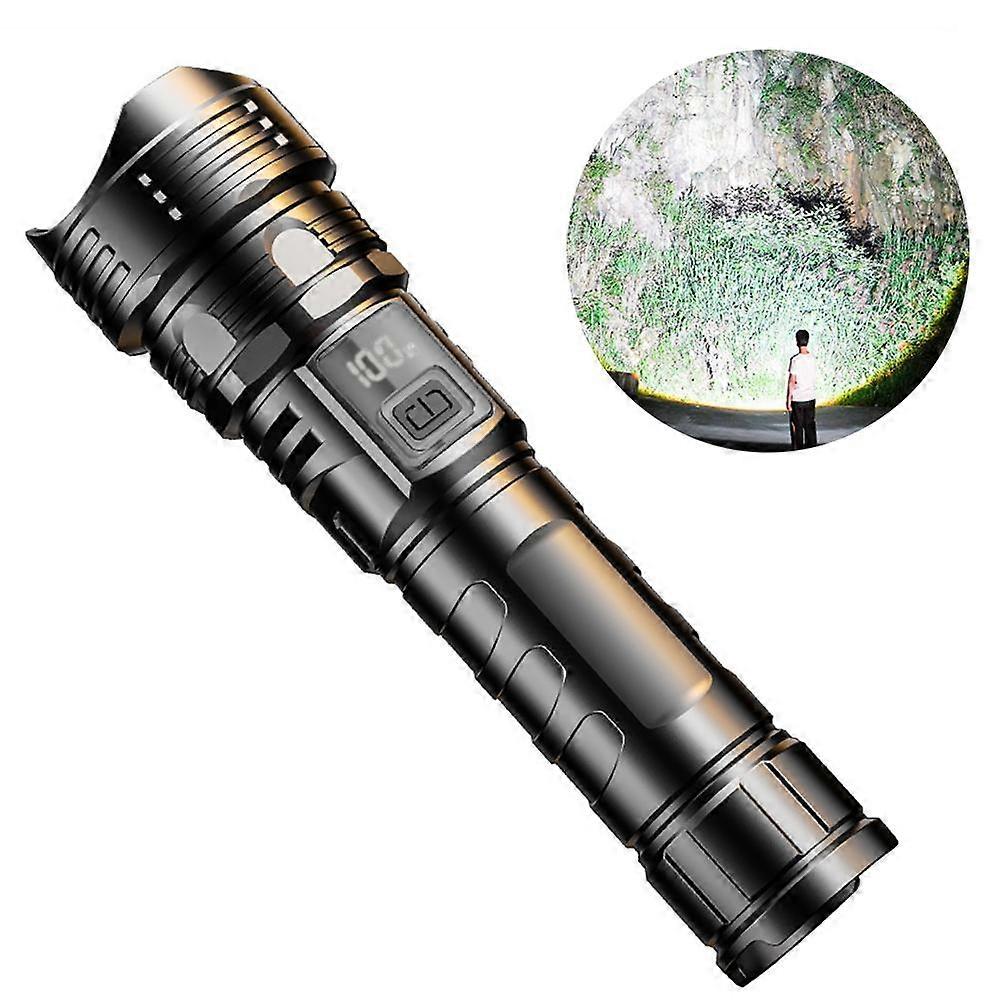 Super Bright Flashlights Waterproof Tactical Super Bright Torch Zoomable Camping
