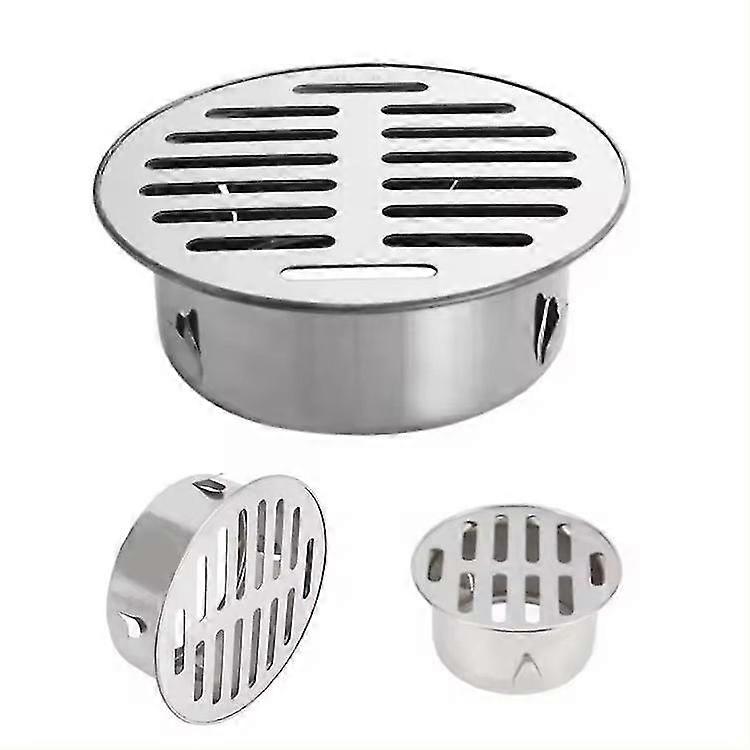 地漏（110mm平口）户外地漏304不锈钢插入式户外阳台-2件
